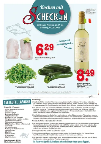 Fischrezept und Produktangebote