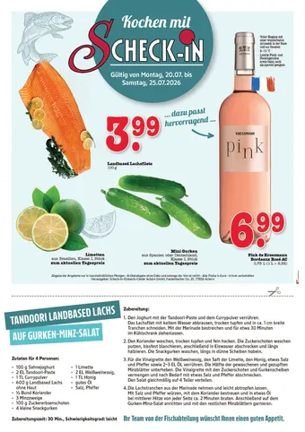 Fischrezept und Produktangebote