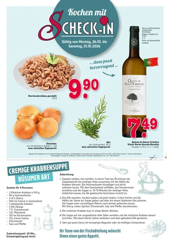 Fischrezept und Produktangebote