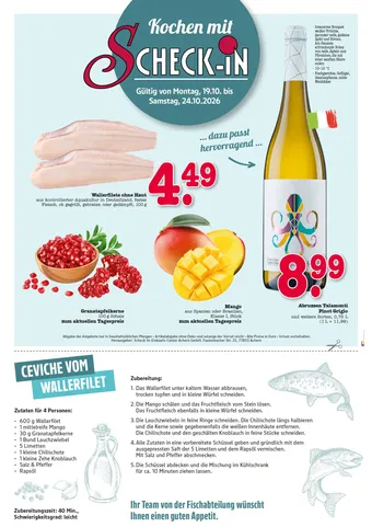 Fischrezept und Produktangebote