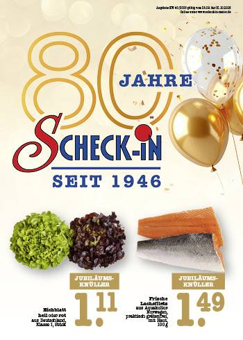 Scheck-in aktuelles Wochenprospekt mit Angeboten