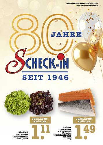 Scheck-in aktuelles Wochenprospekt mit Angeboten