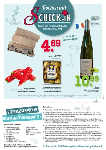 Fischrezept und Produktangebote