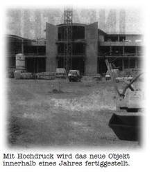 Quelle: Scheck-In Historisches Foto vom Bau des Scheck In in Achern