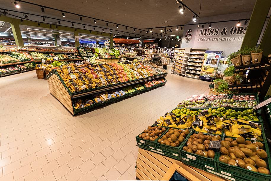 Obst und Gemüse Stand