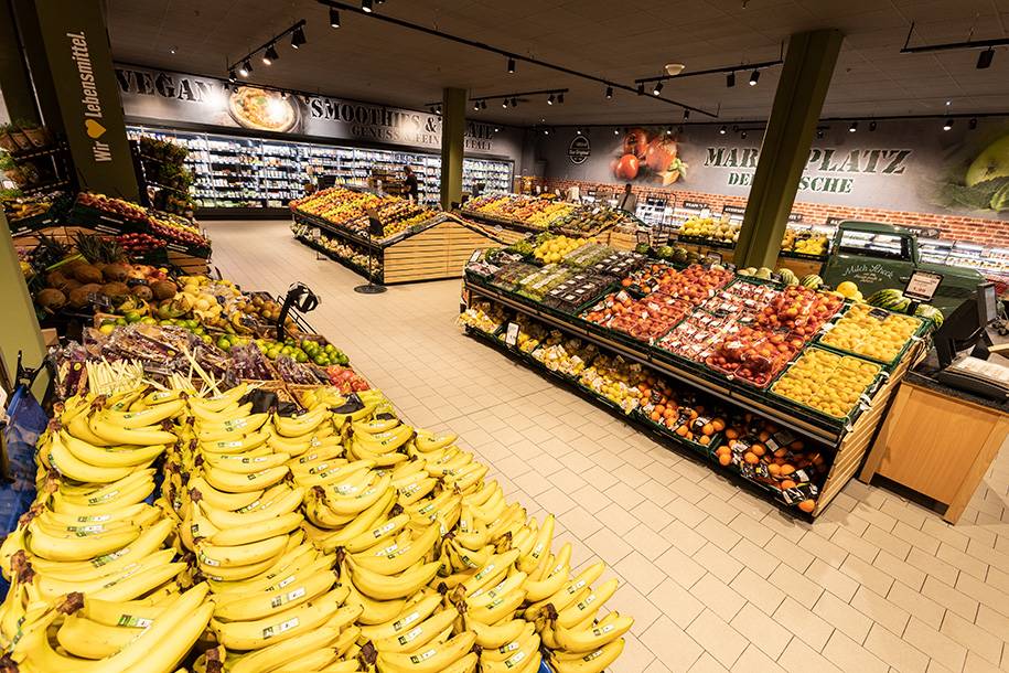 Obst und Gemüse Stand