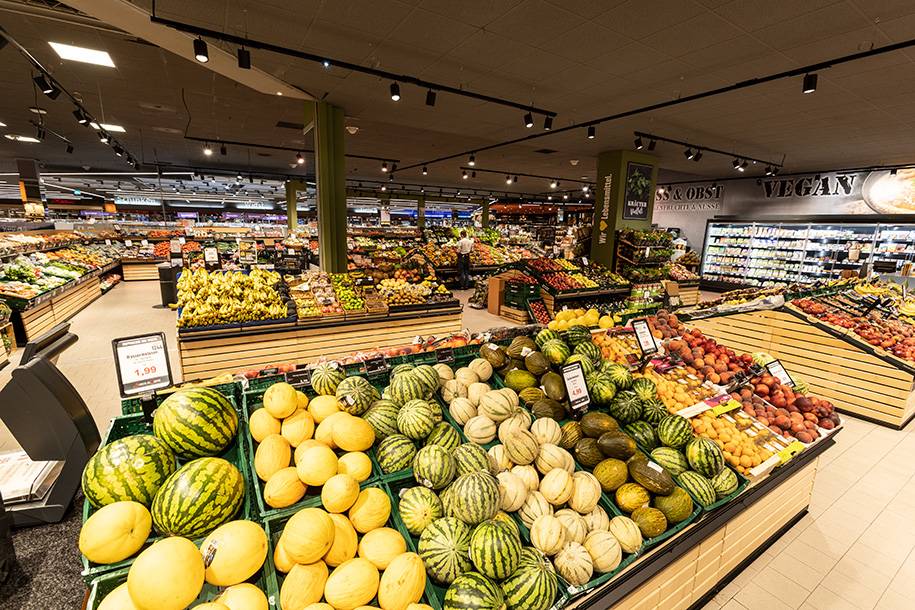 Obst und Gemüse Stand