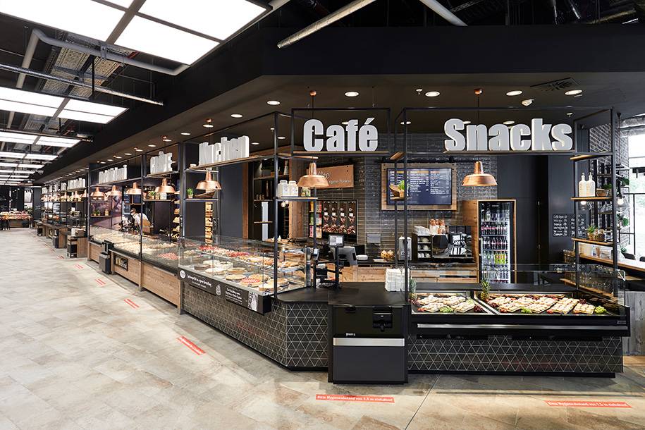 Café und Snacks Theke